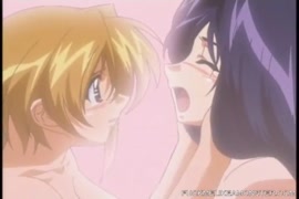 Hentai anime teen lesbian sex scene.